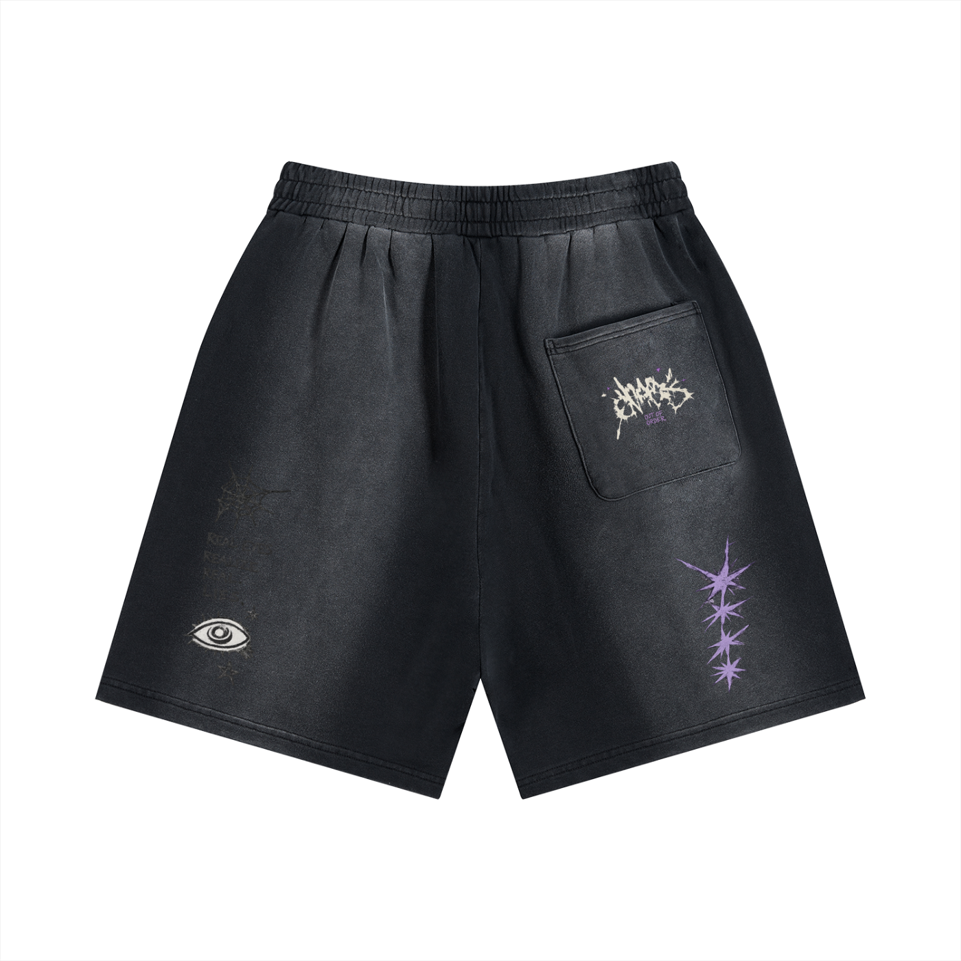 Sun Fade Distressed Shorts